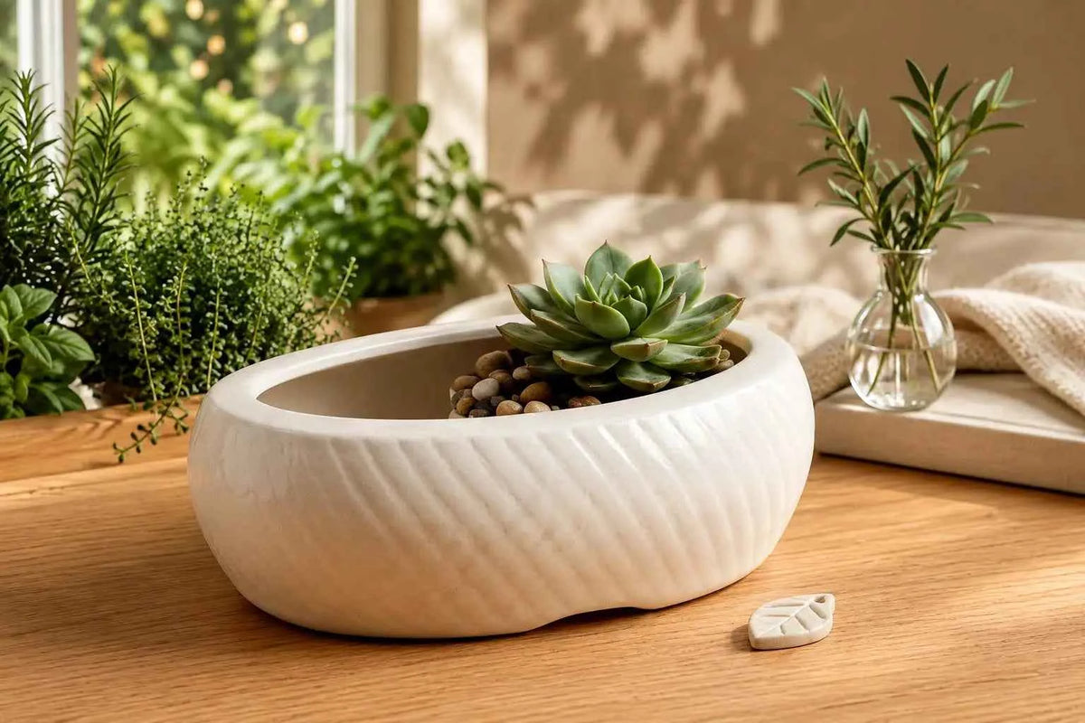 Ribbed Planter