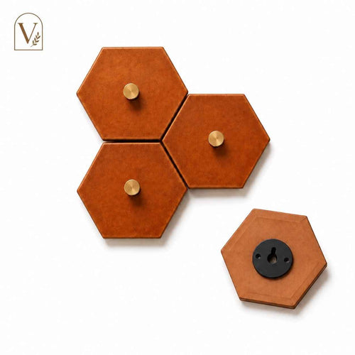 Vistora Hexagon Key Hook — Set of 3